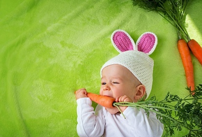 Любовь к морковке еще до рождения